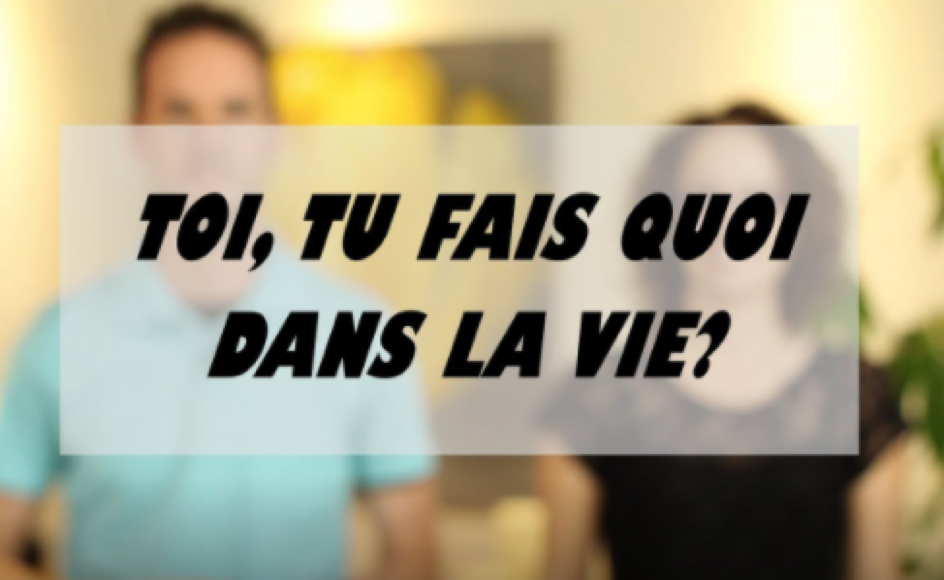 « Quand dans un diner, on vous demande en quoi consiste votre métier »