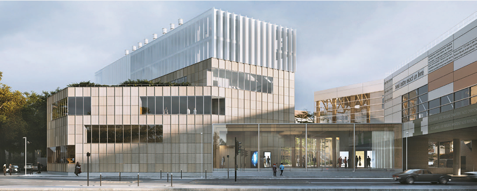 Construction d’un bâtiment dédié aux enseignements artistiques sur le campus de Saint-Denis.