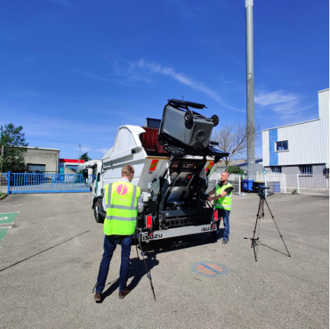 ORFEA mesure le bruit des camions poubelles de Geesinknorba.